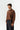 Yarım Fermuar Polo Yaka Oversize Sweatshirt - Kahve