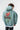 Çiçek Desenli Kapüşonlu Oversize Sweatshirt