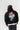 Çiçek Desenli Kapüşonlu Oversize Sweatshirt