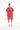 80 Logolu Yıkamalı Oversize T-shirt - Kırmızı