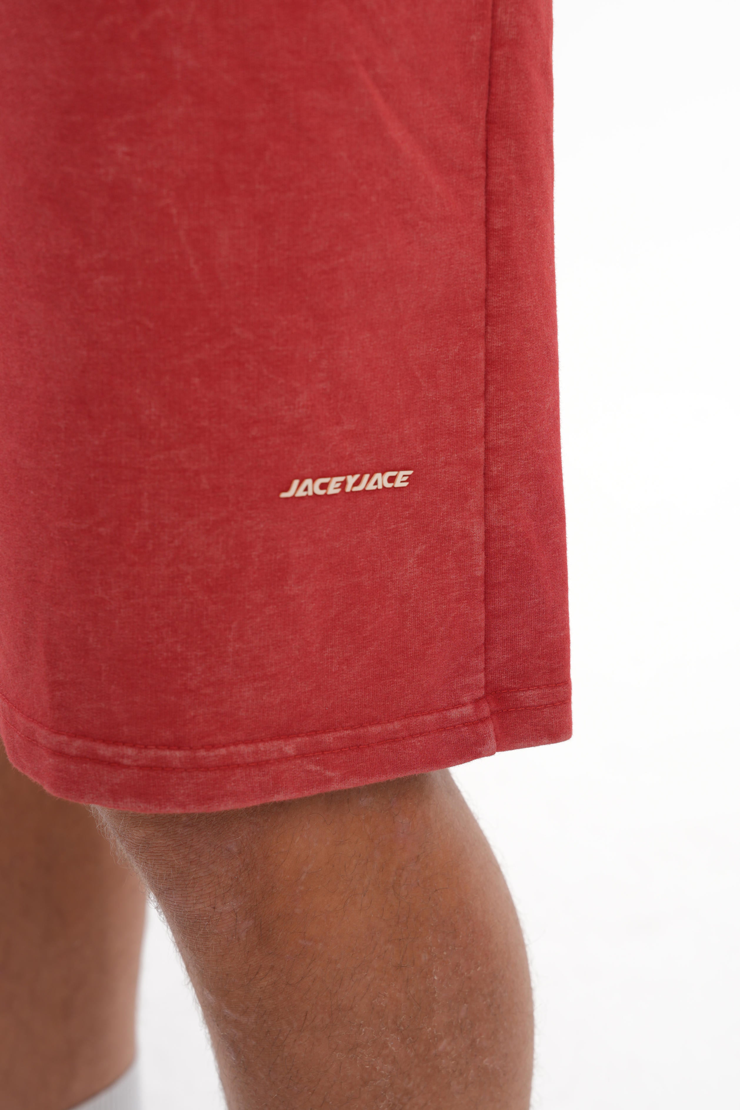 Striped Men's Shorts - Powder