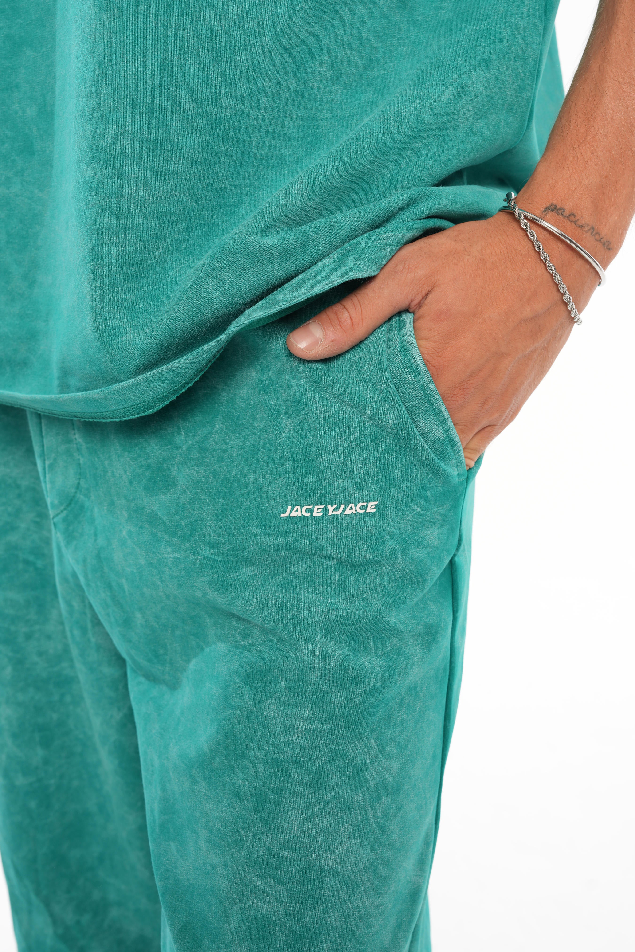 Striped Men's Shorts - Powder