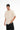 JaceyJace Yıkamalı Basic Oversize T-shirt - Bej