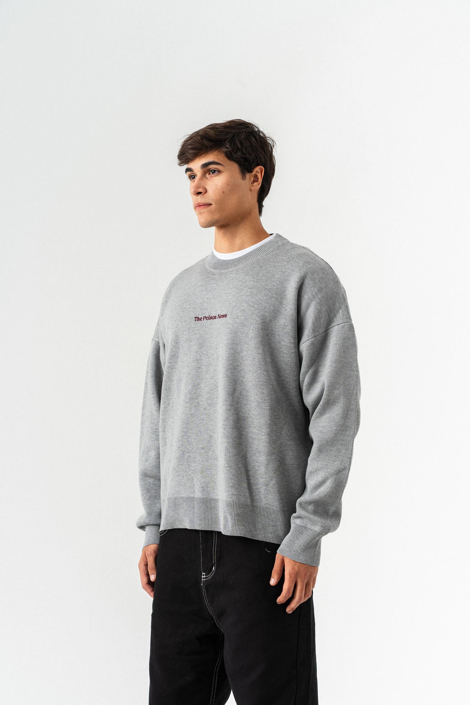 Poison Oversize Sweatshirt - Gri