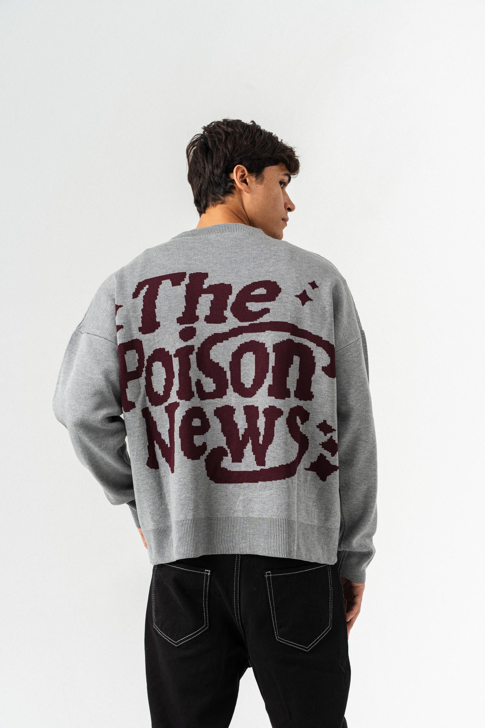 Poison Oversize Sweatshirt - Gri