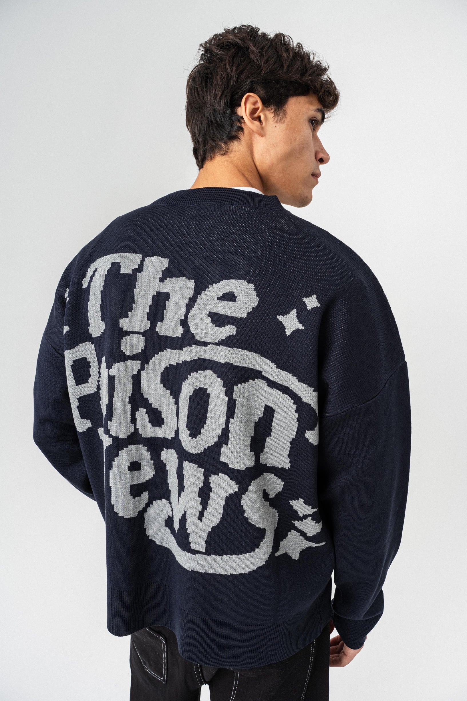 Poison Oversize Sweatshirt - Lacivert