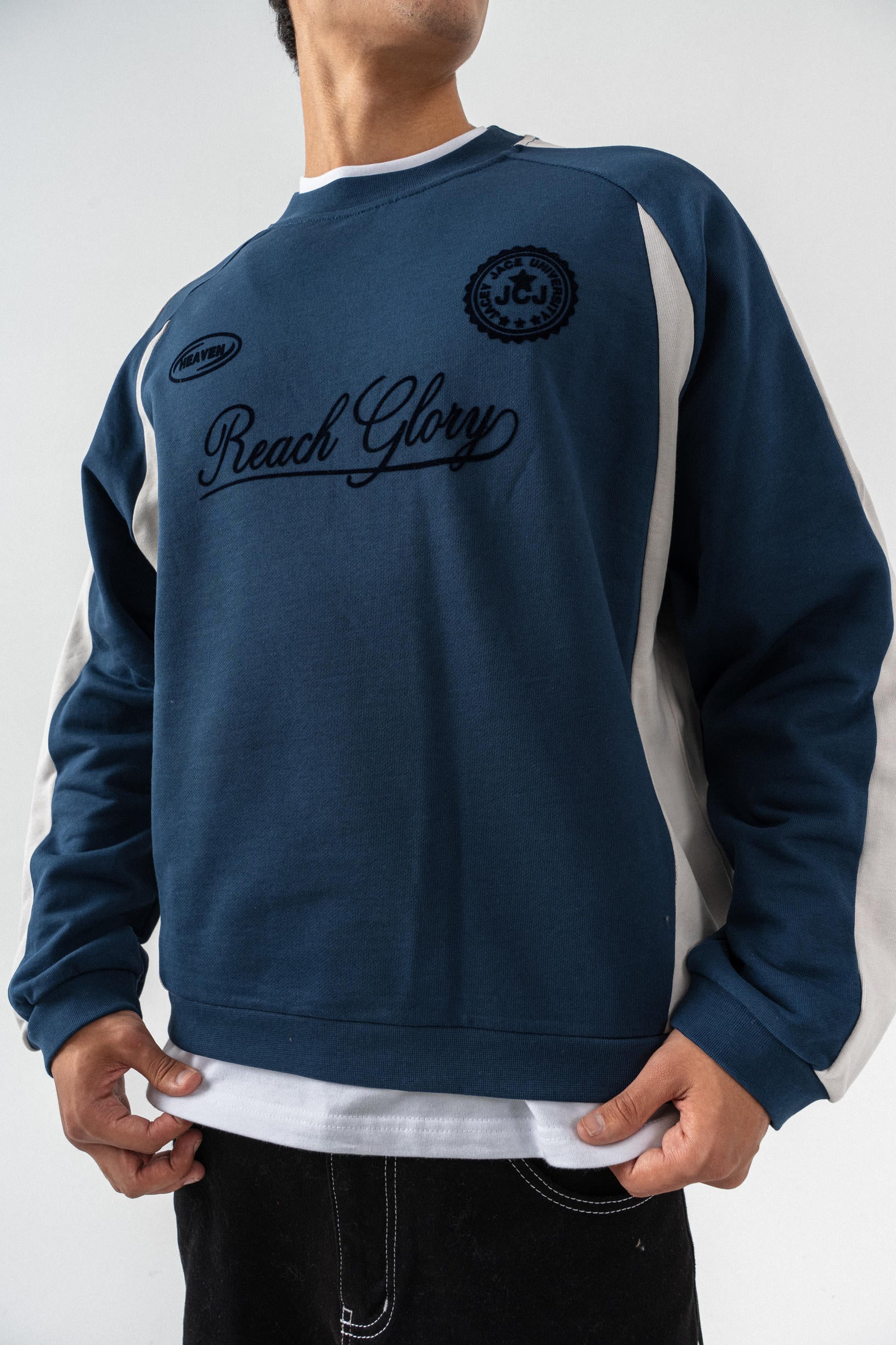 Reach Glory Oversize Sweatshirt - Lacivert