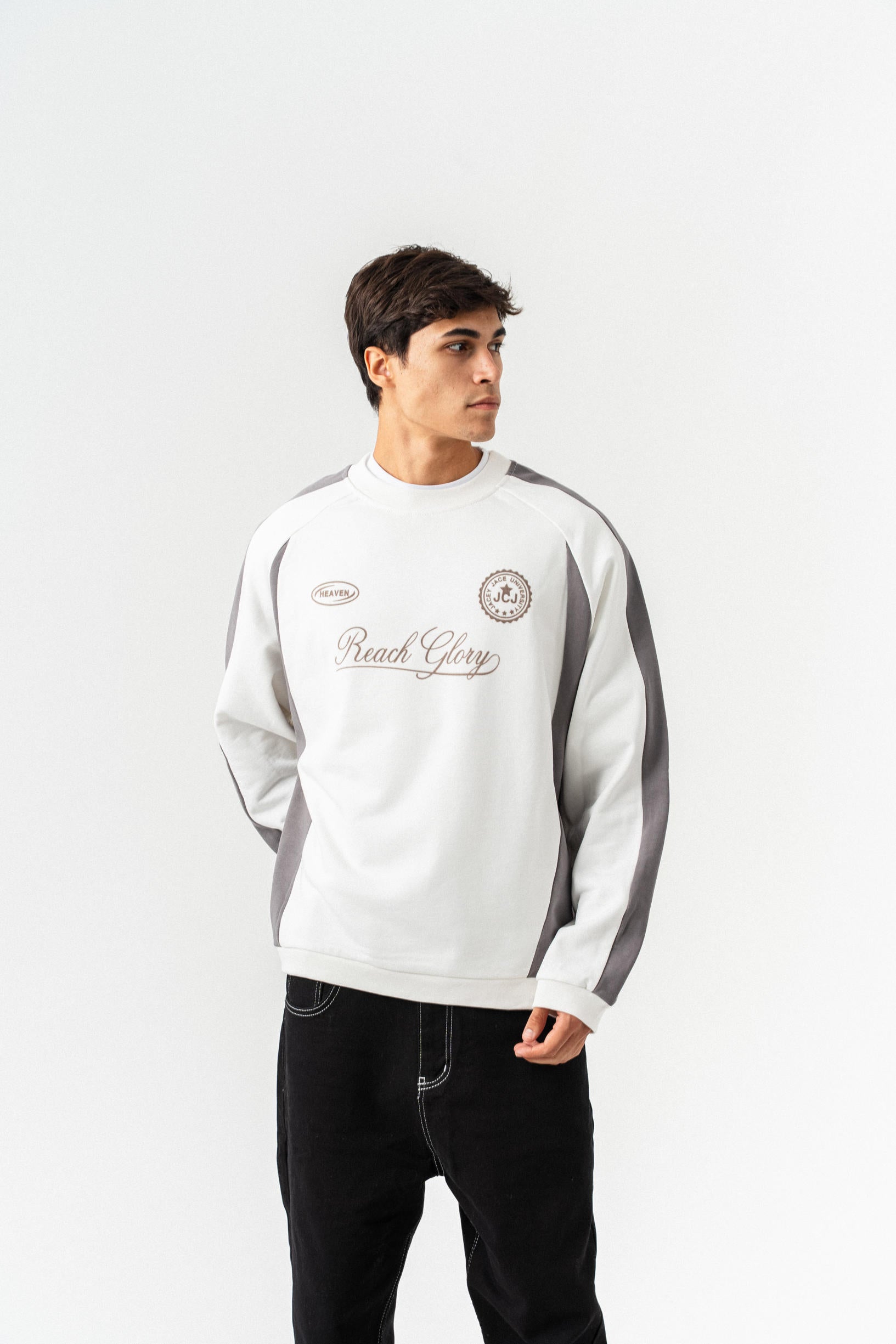 Reach Glory Oversize Sweatshirt - Ekru