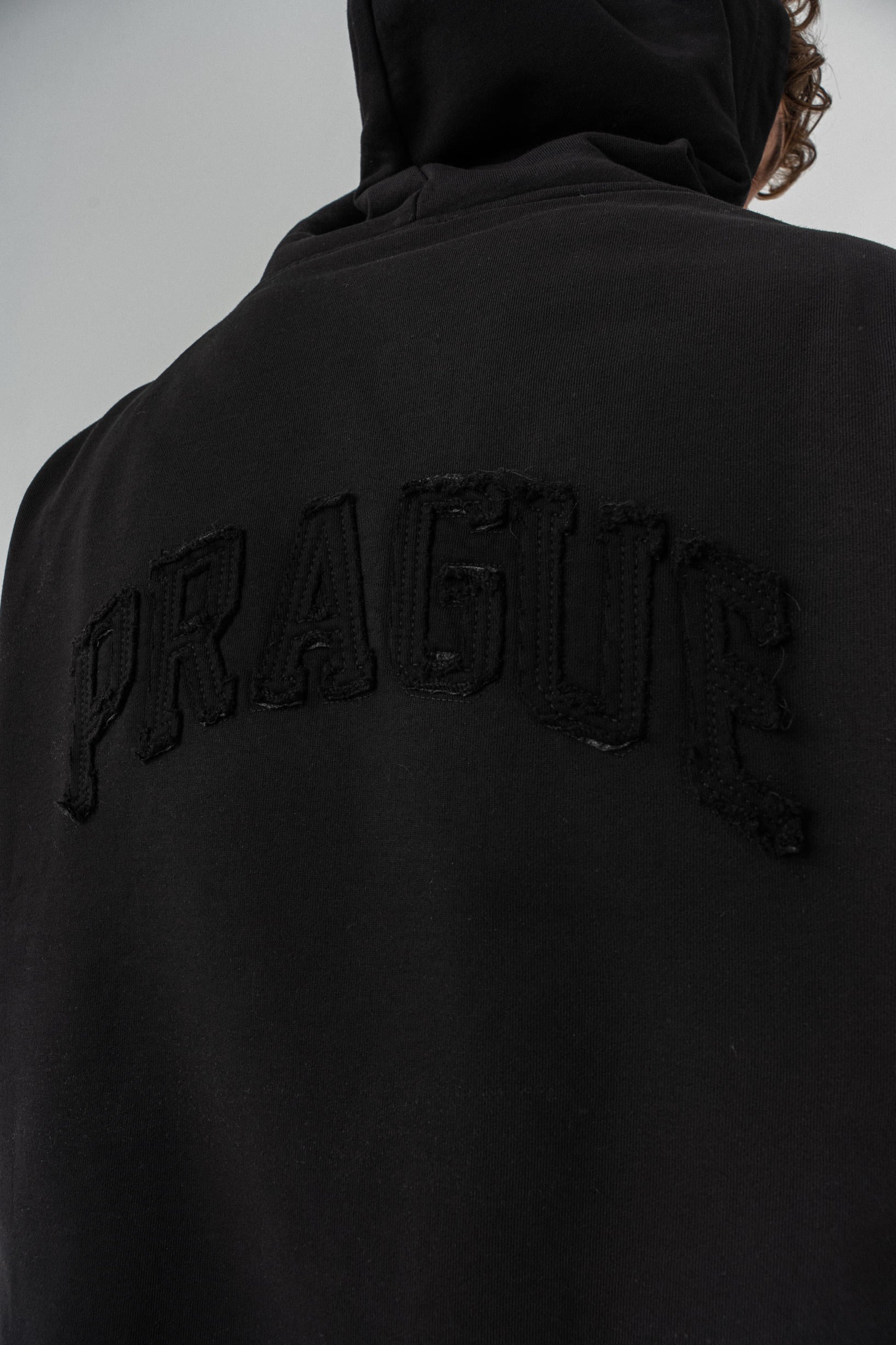 Prague Oversize Sweatshirt - Siyah