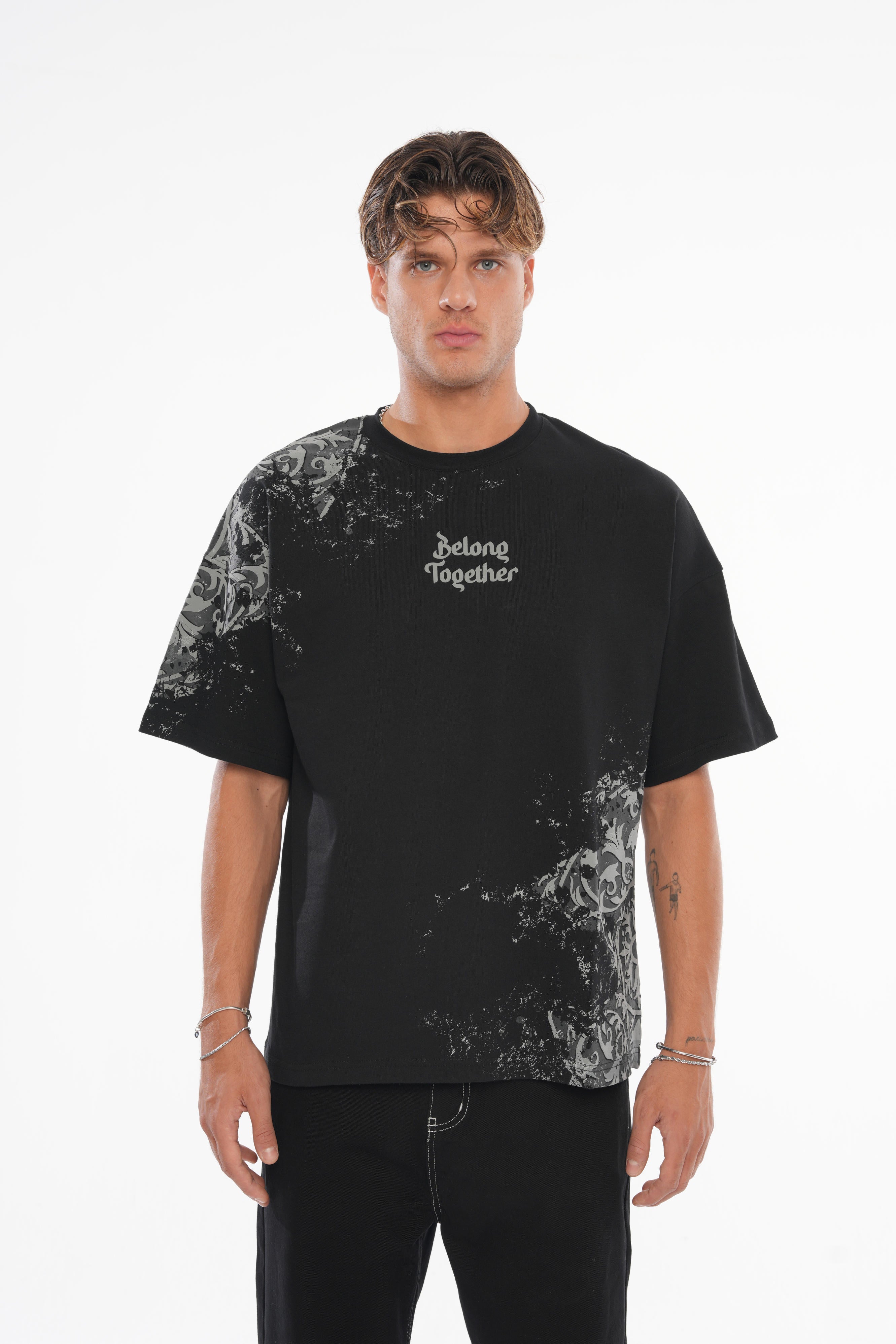 Belong Together Oversize T-shirt - Siyah
