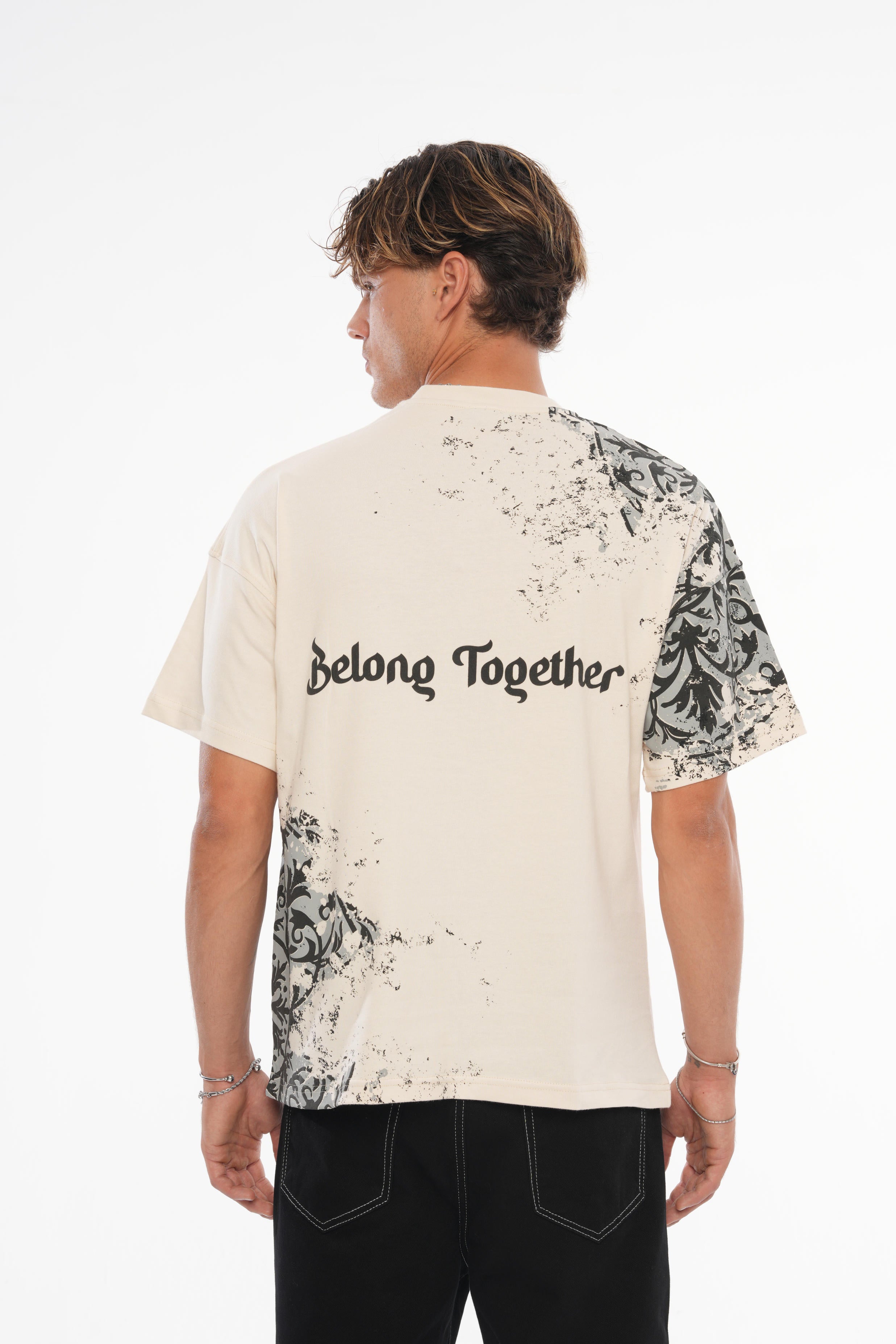 Belong Together Oversize T-shirt - Bej