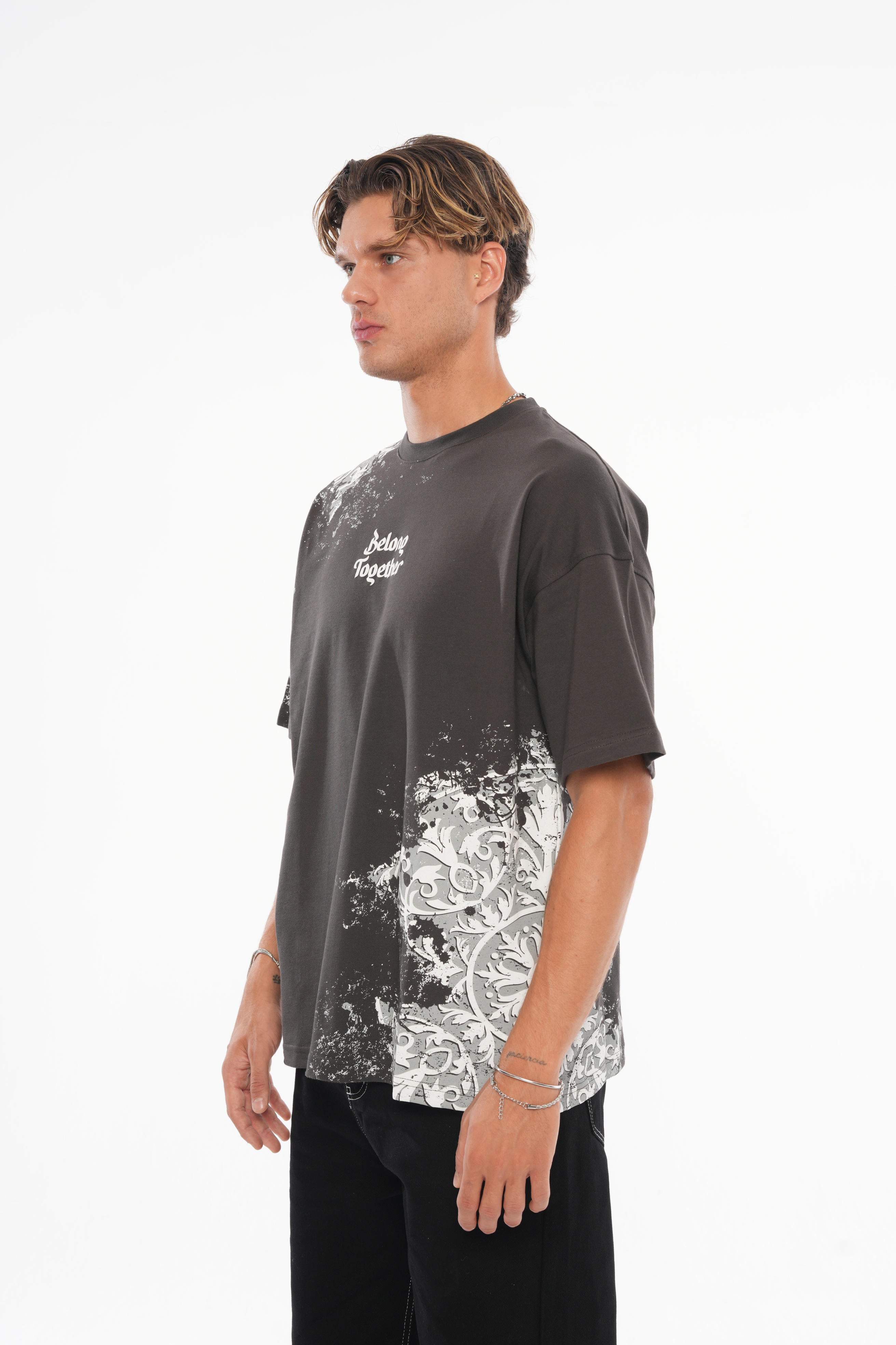 Belong Together Oversize T-shirt - Füme