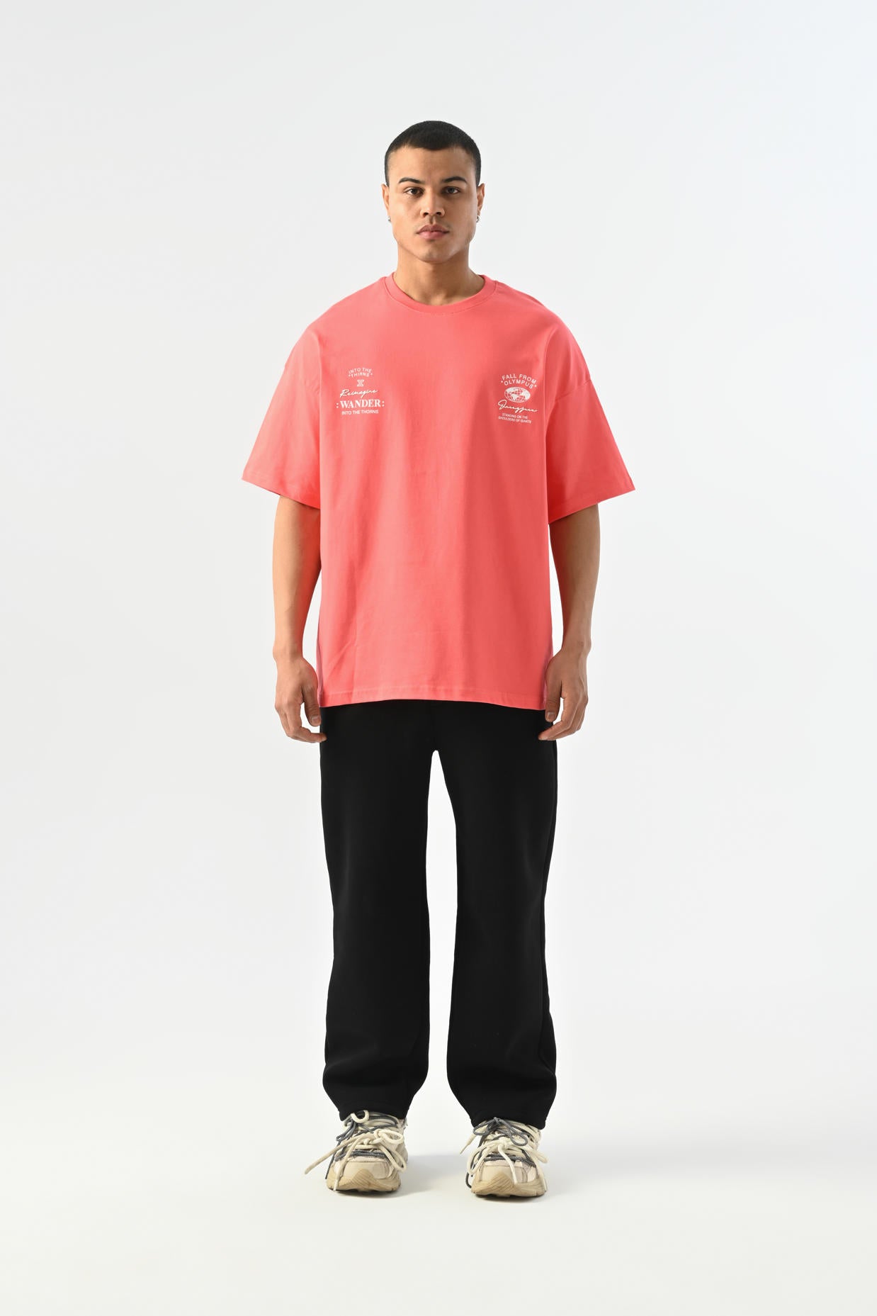 Olympus Oversize T-shirt - Pomegranate