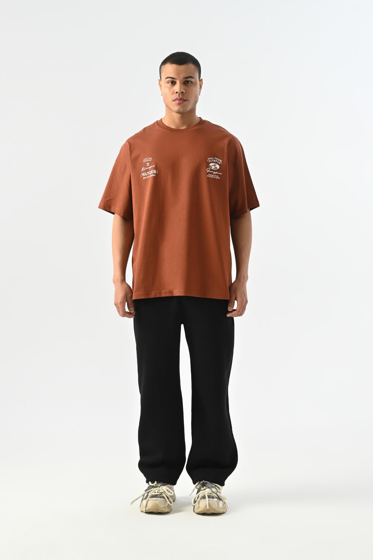 Olympus Oversize T-shirt - Light Brown
