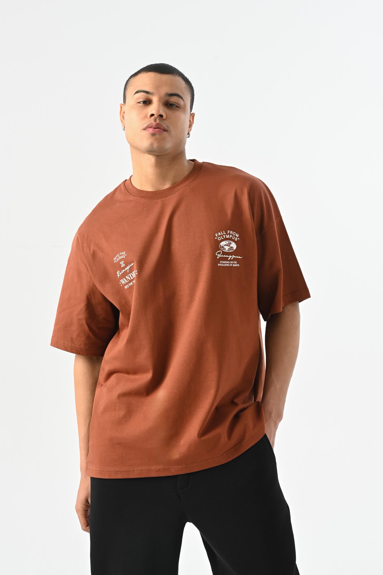 Olympus Oversize T-shirt - Light Brown