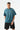The World Spray Pattern T-shirt - Petrol Blue