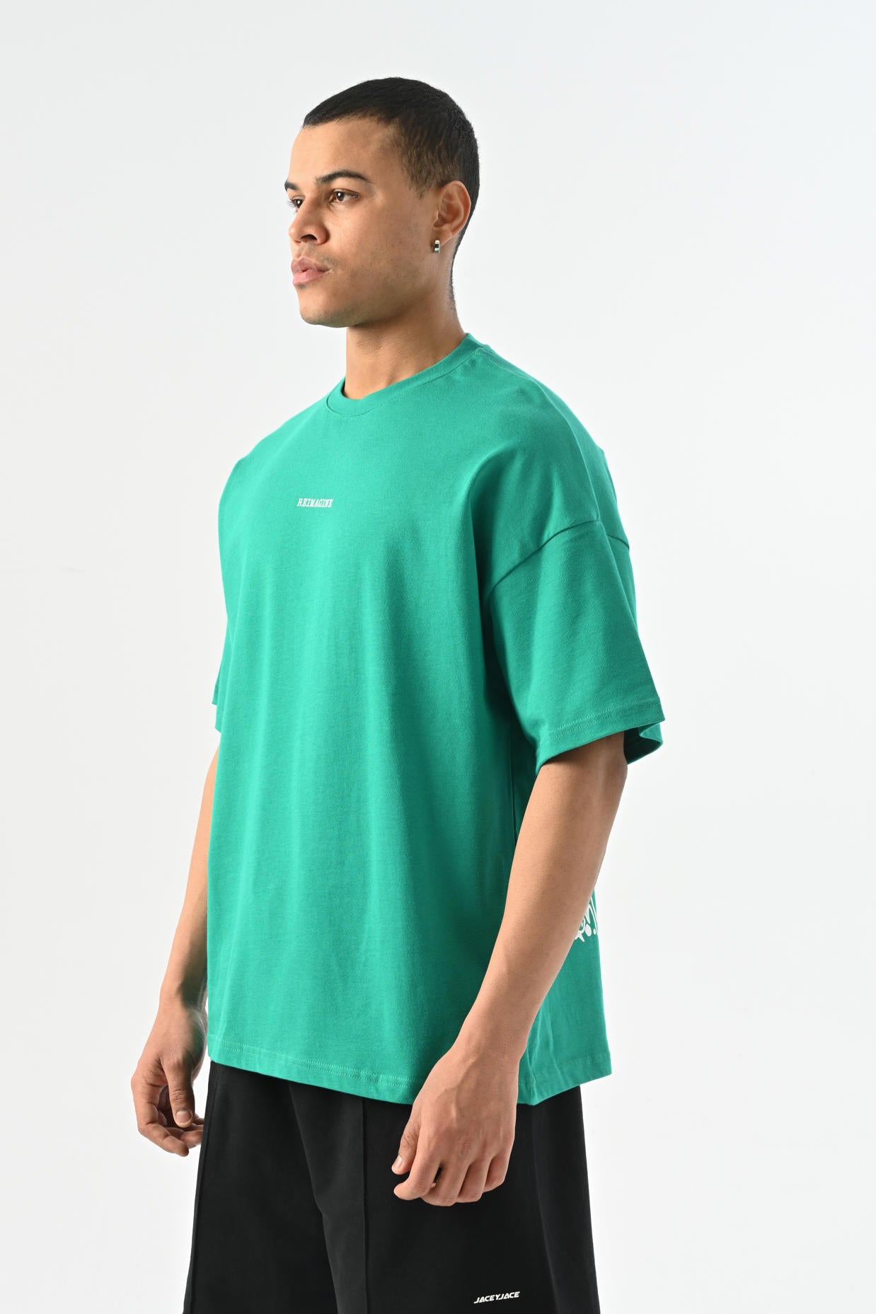 Reimagine Oversize T-shirt - Yeşil