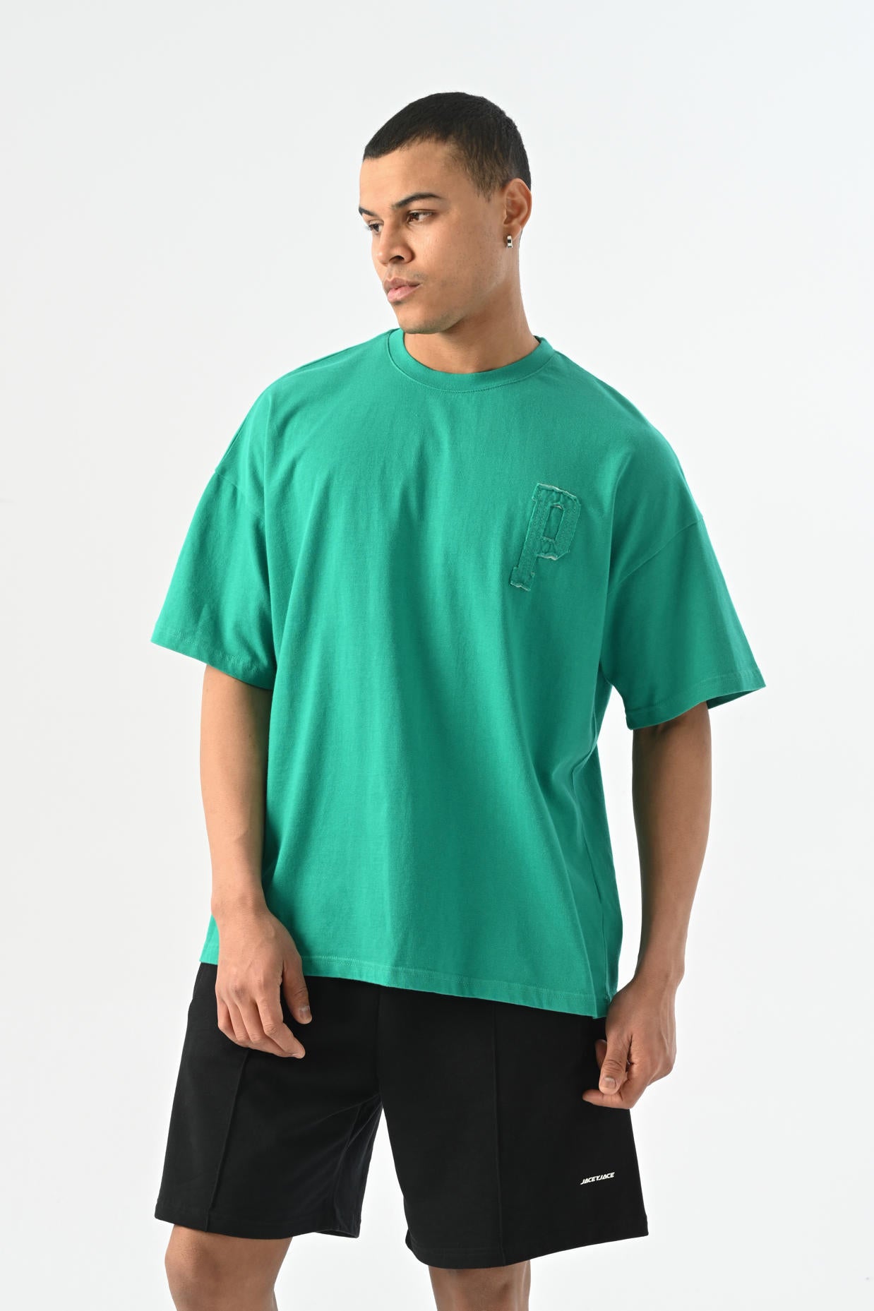 Paris Oversize T-shirt - Yeşil
