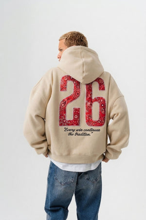 26 Bandana Desenli Oversize Sweatshirt
