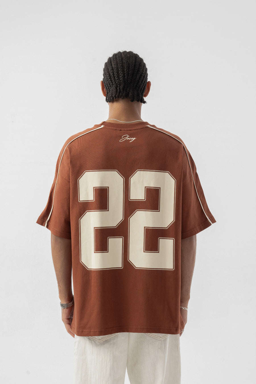 22 Baskılı Oversize T-shirt