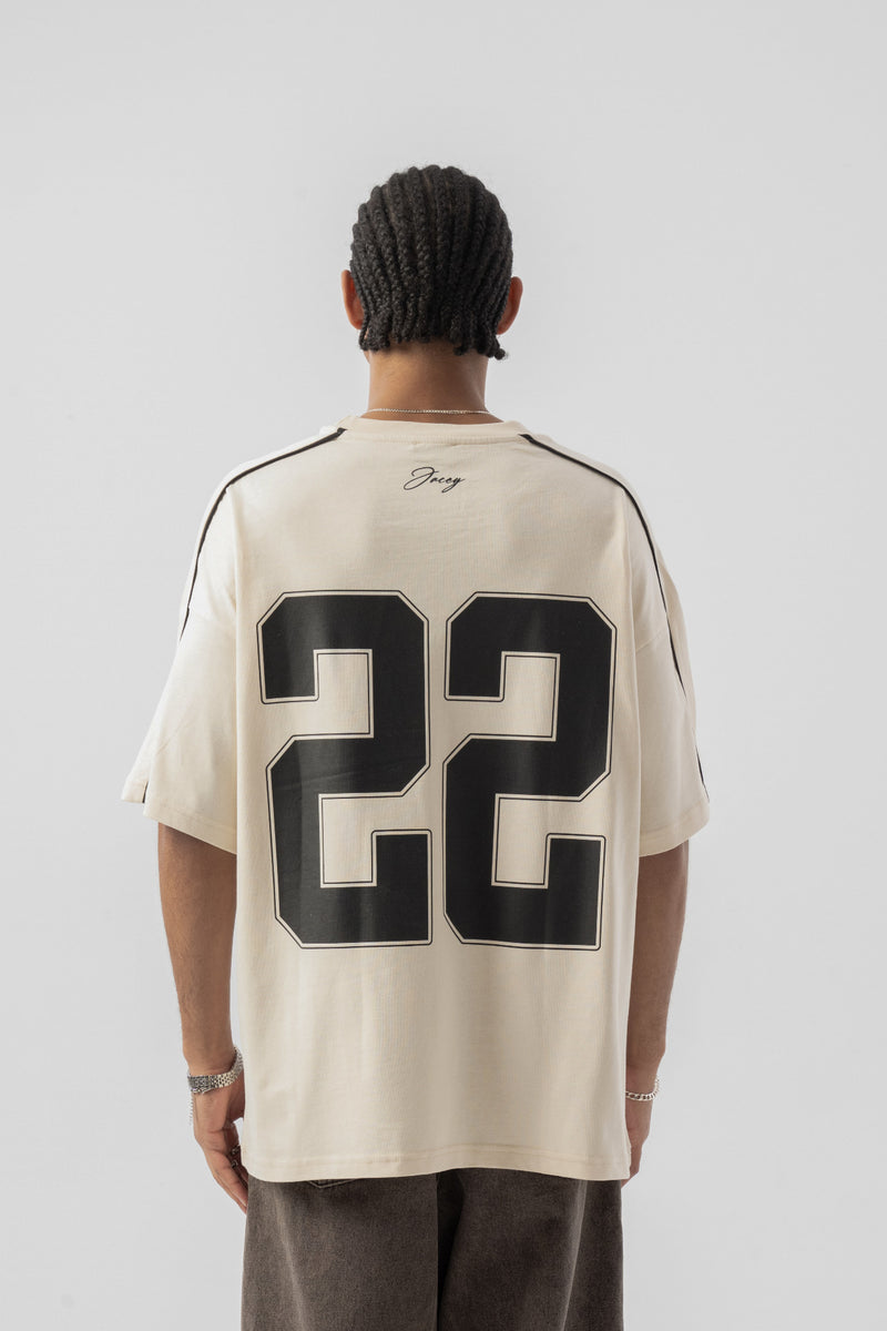 22 Baskılı Oversize T-shirt