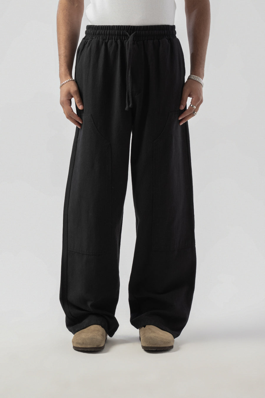 Baggy Keten Pantolon