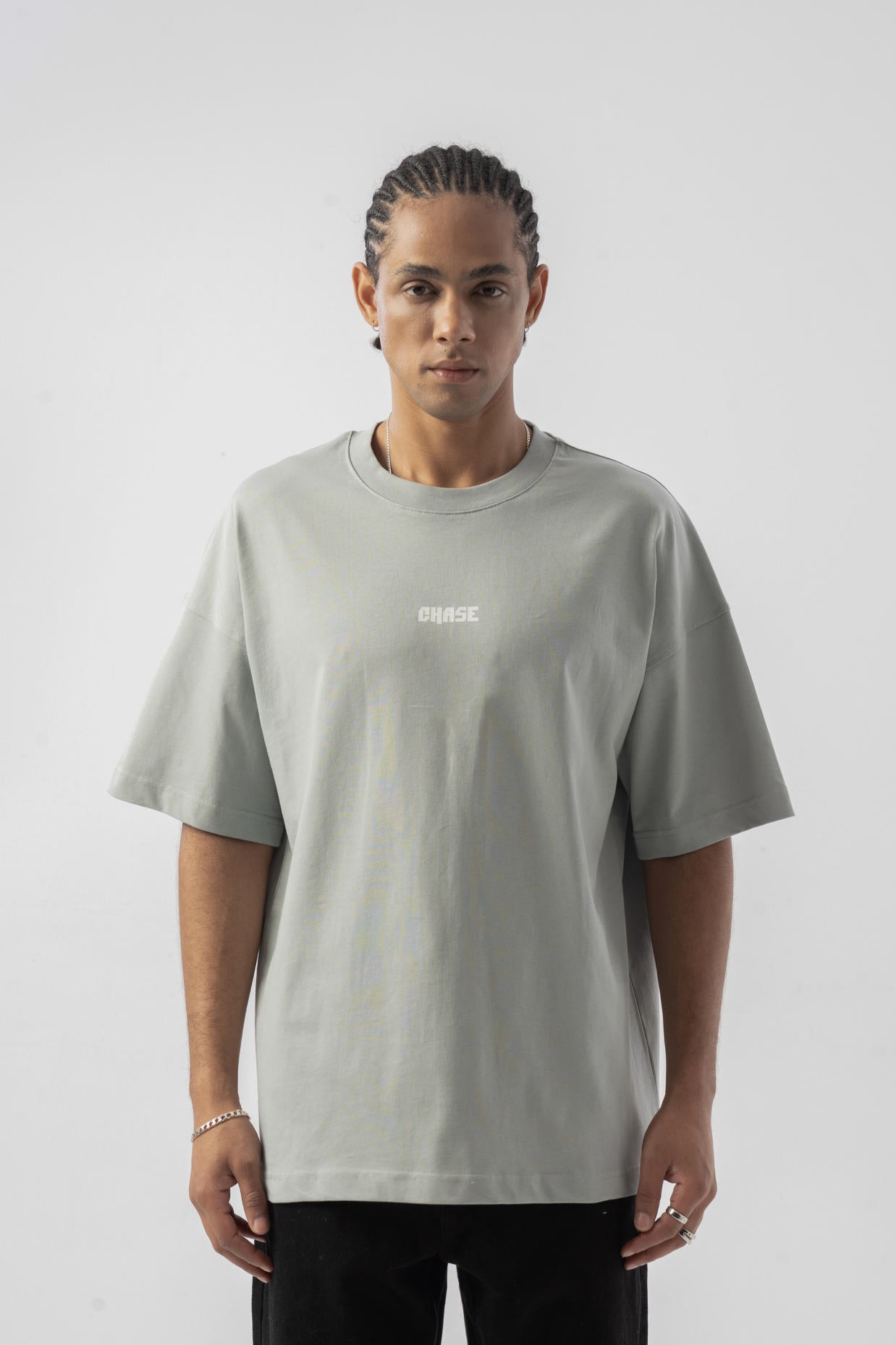 Chase Status Storms Oversize T-shirt - Gri