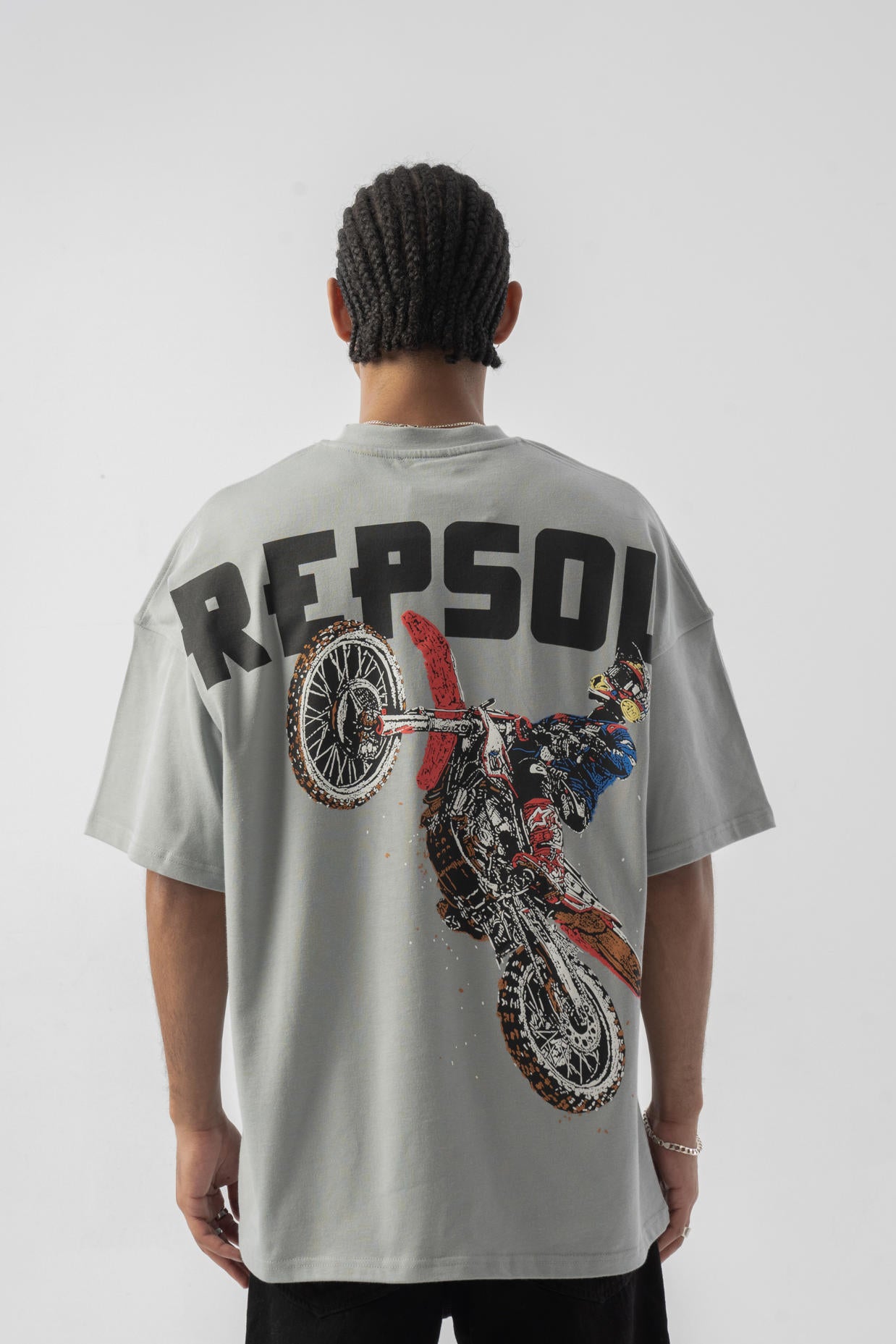 Repsol Oversize T-shirt - Gri