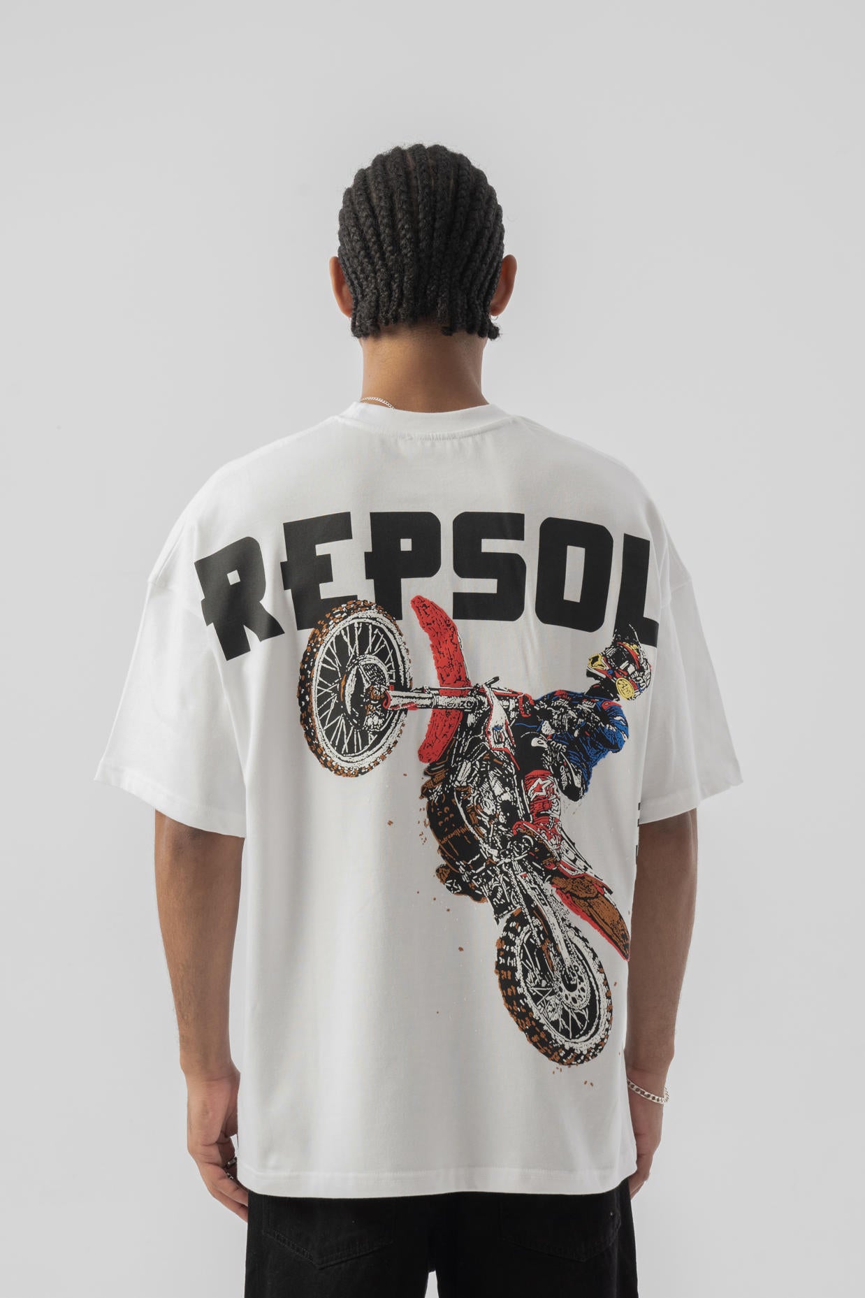 Repsol Oversize T-shirt - Beyaz