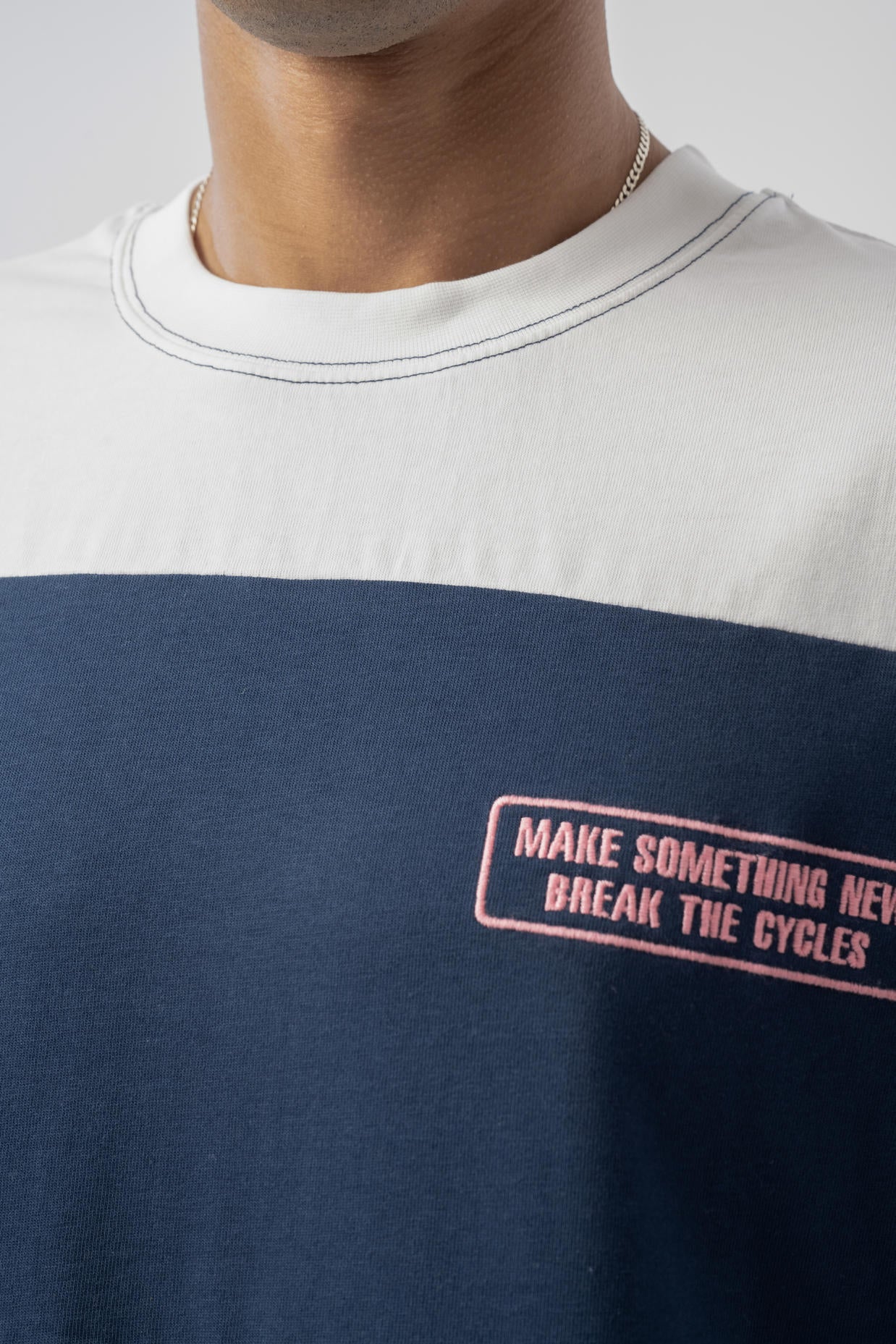 Çizgili Oversize T-shirt - Parlament