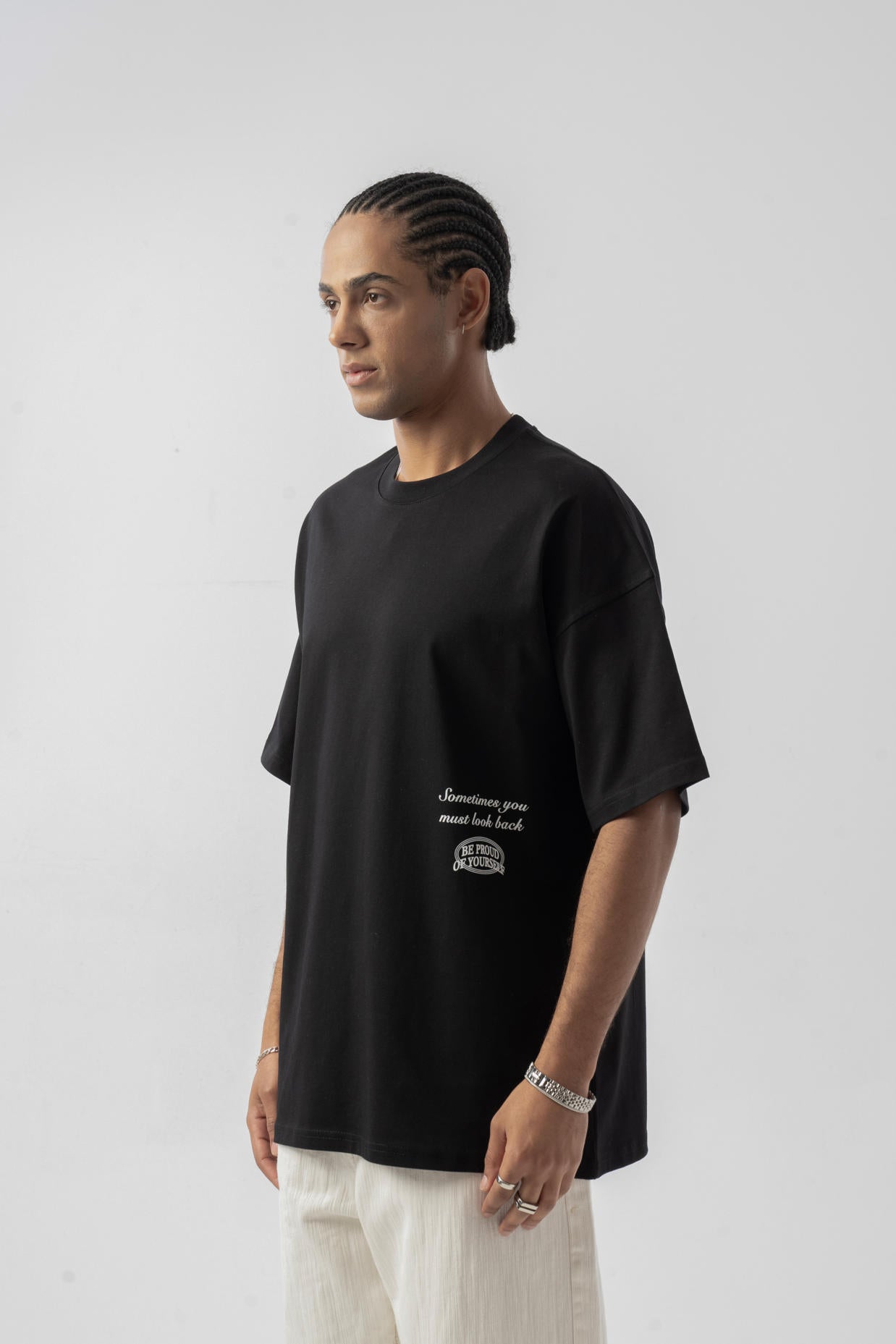 Mirror Oversize T-shirt - Siyah