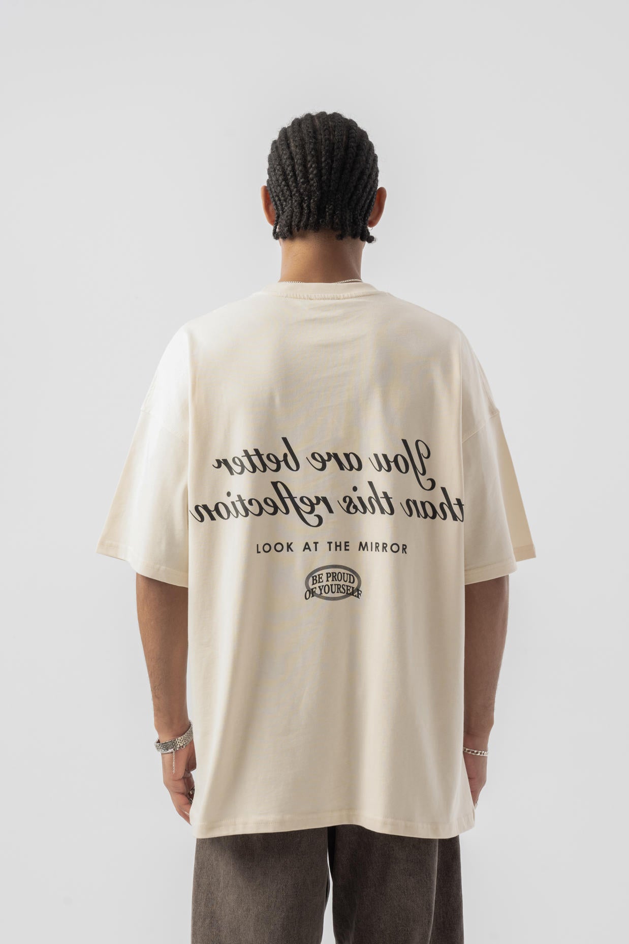Mirror Oversize T-shirt - Kemik