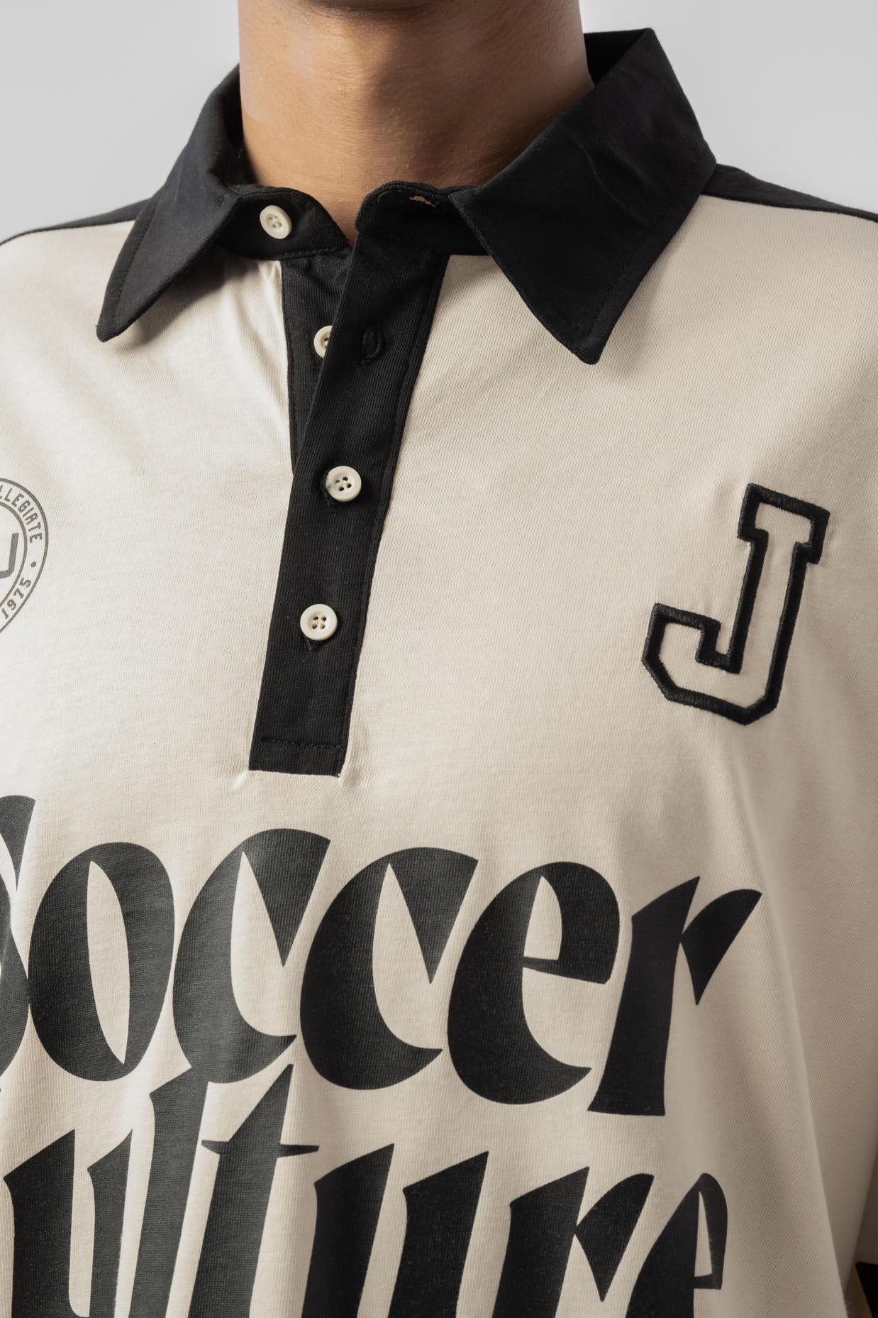 Soccer Culture Polo Yaka T-shirt - Kemik