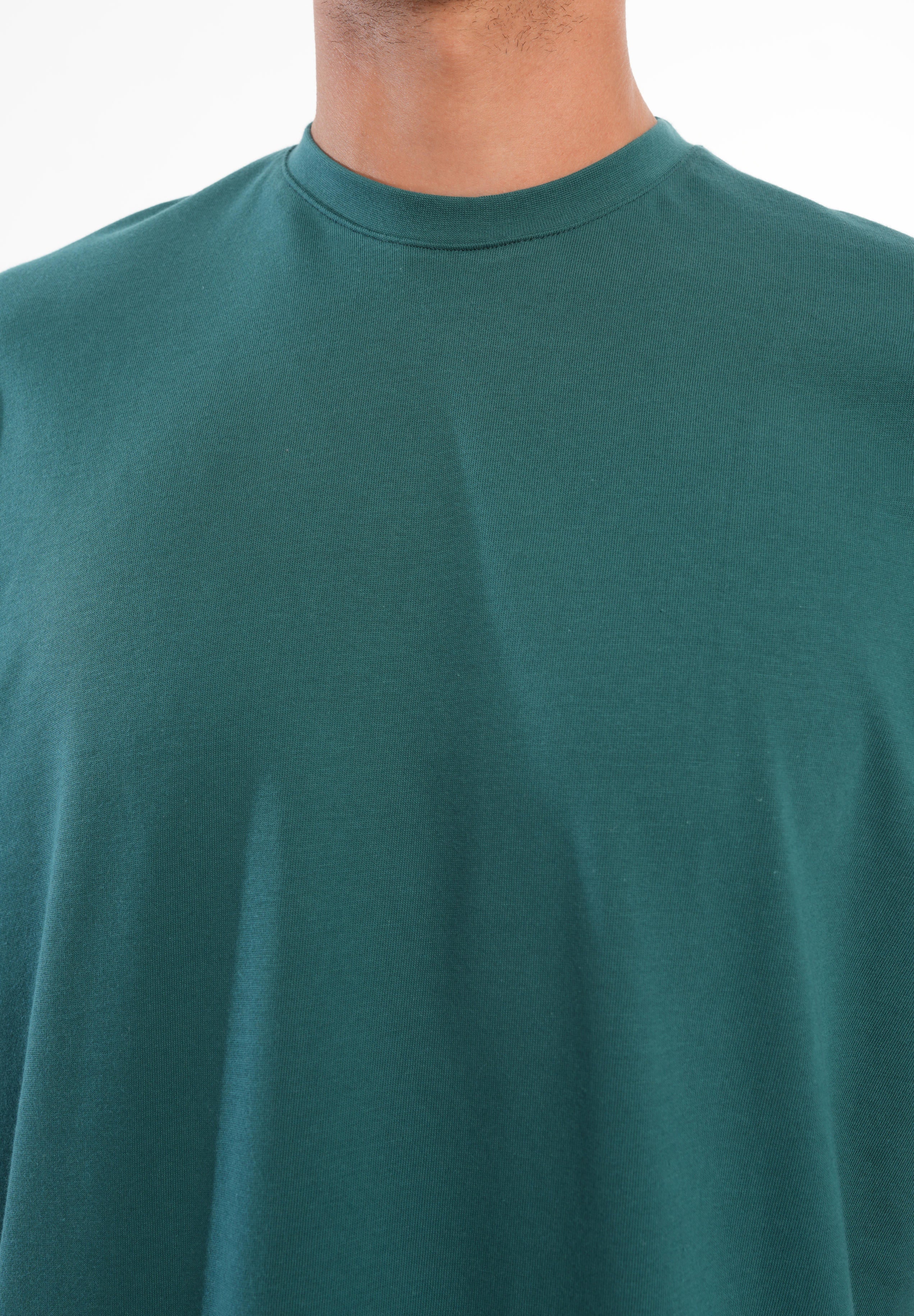 Basic Oversize T-shirt - Petrol Yeşili