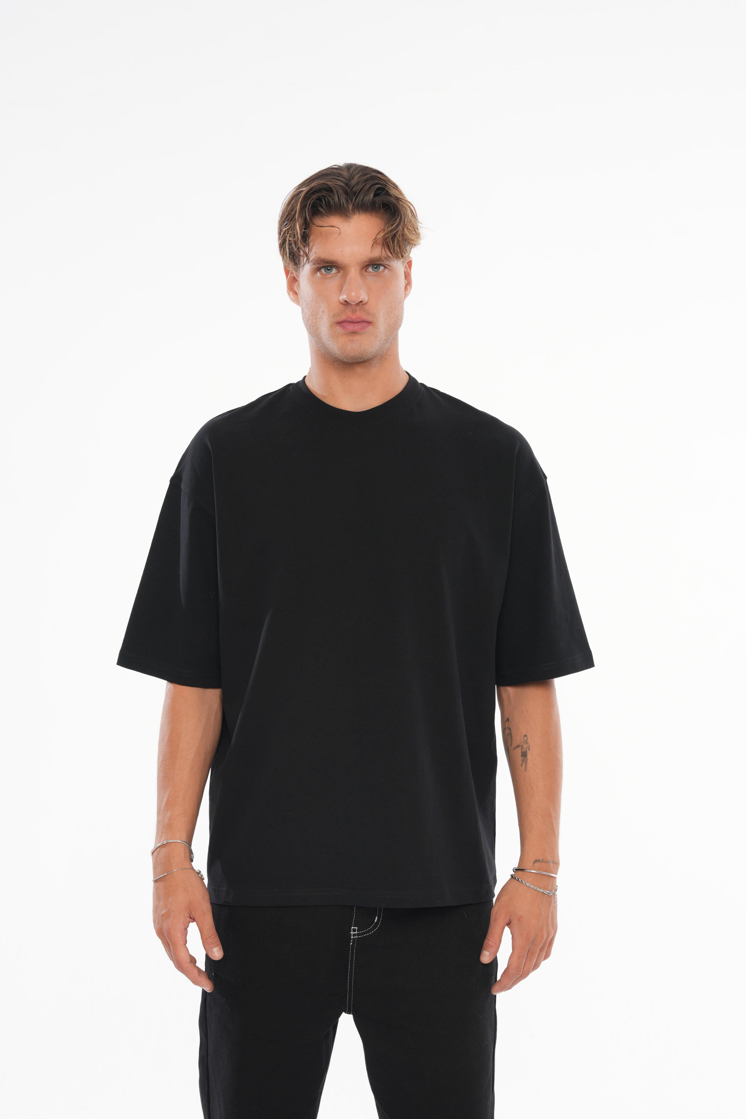 Basic Oversize T-shirt - Siyah