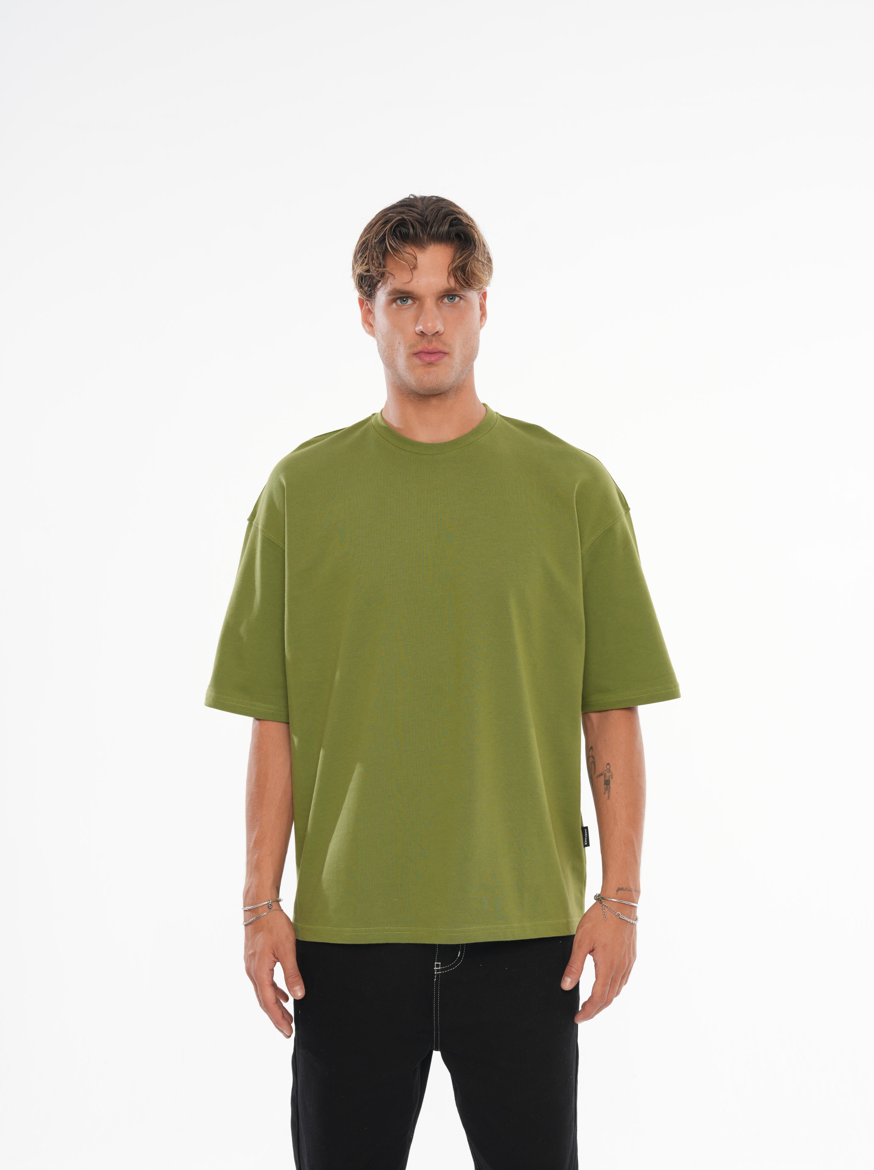 Basic Oversize T-shirt - Haki