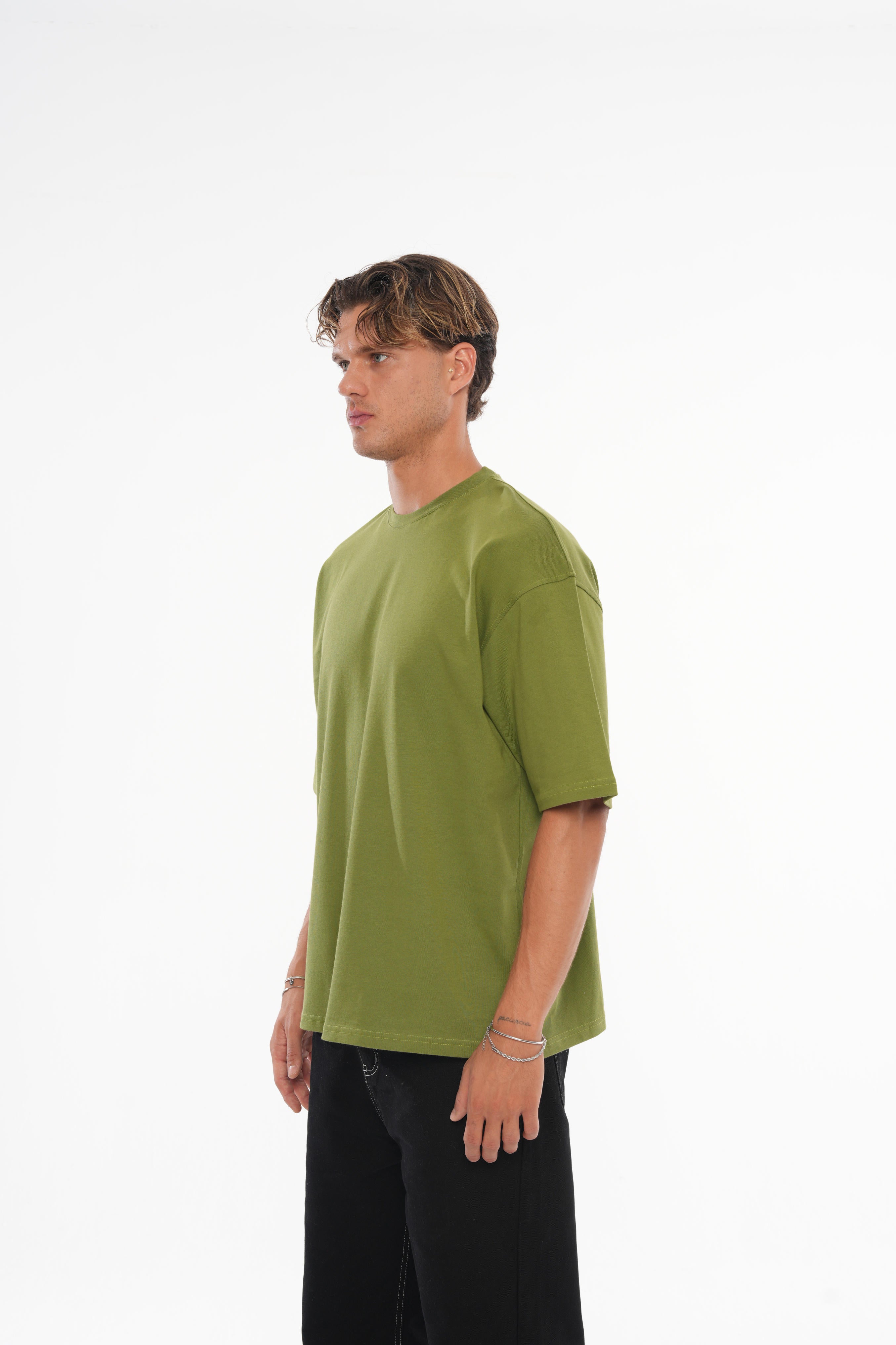 Basic Oversize T-shirt - Haki