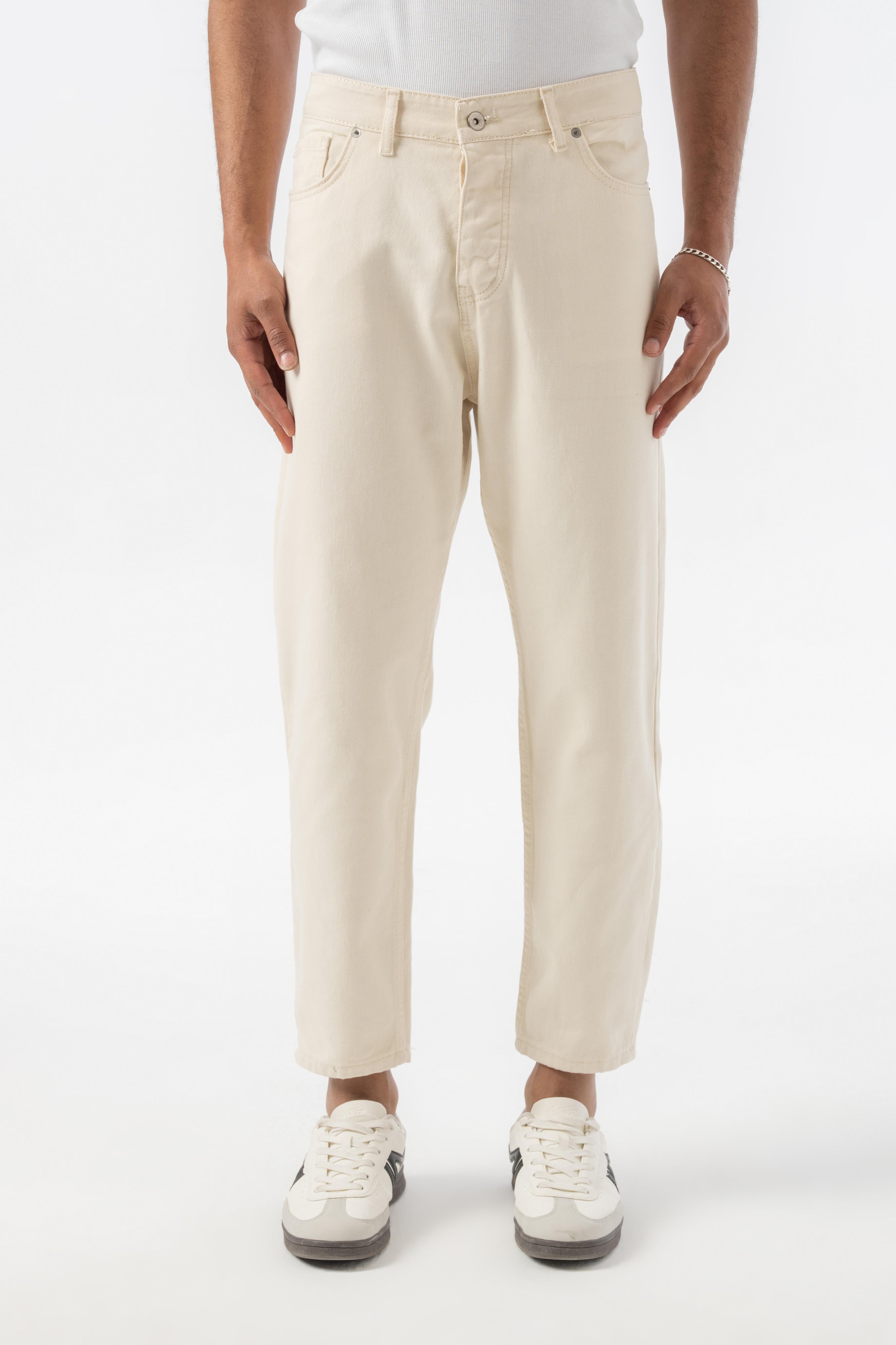 Boyfriend Jean Pantolon - Bej