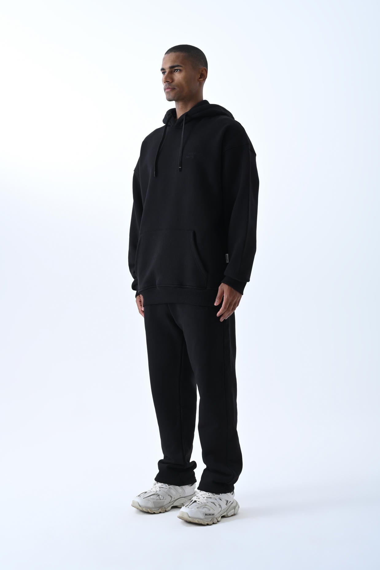Basic Oversize Eşofman Takımı - Siyah