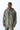 Yıkamalı Kumaş Kapüşonlu Sweatshirt - Haki
