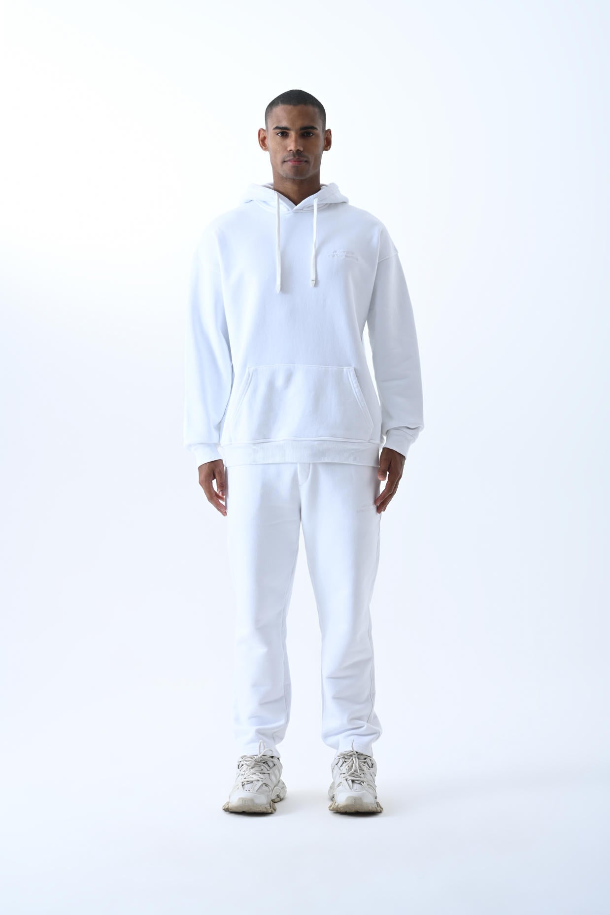 Basic Oversize Eşofman Takımı - Ekru