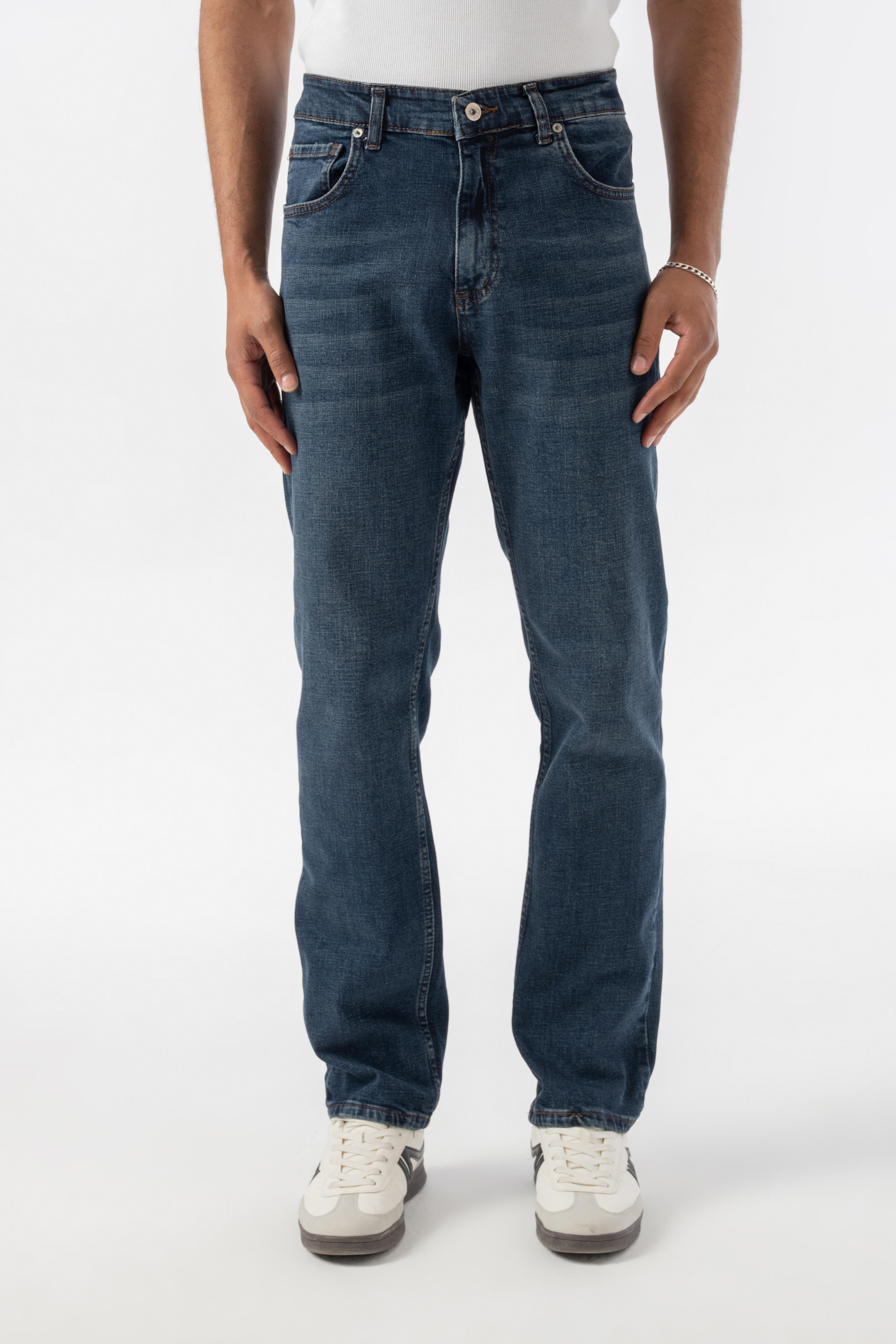 Regular Jean Pantolon -Koyu Mavi