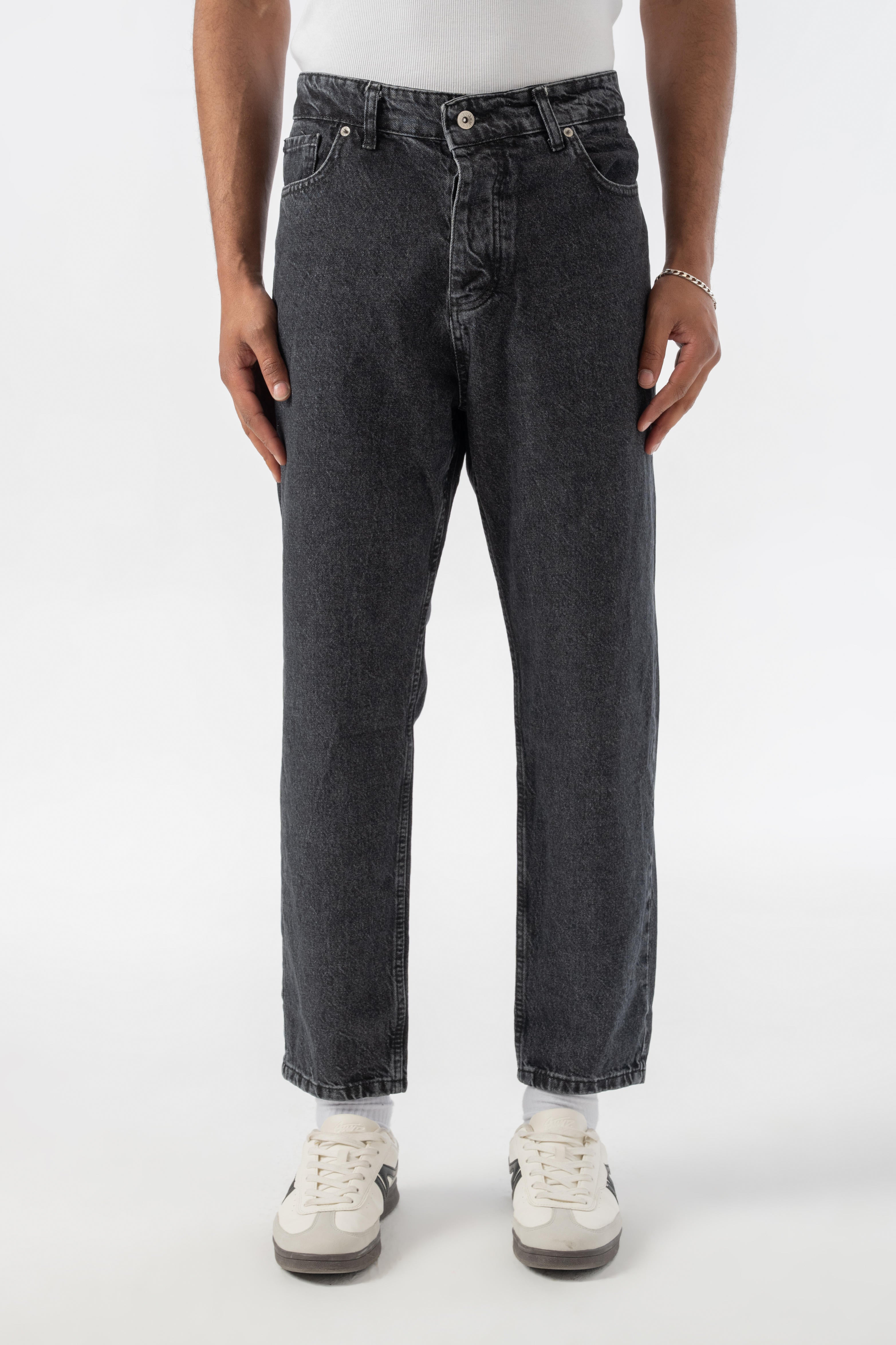 Boyfriend Jean Pantolon - Füme