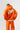 JNVJ Kapüşonlu Oversize Sweatshirt - Oranj