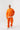JNVJ Oversize Bisiklet Yaka Sweatshirt - Oranj
