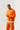 JNVJ Oversize Bisiklet Yaka Sweatshirt - Oranj