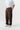 Pleated Fabric Baggy Trousers - Brown