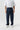 Pleated Fabric Baggy Trousers - Navy