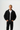 Fitilli Kadife Oversize Bomber Ceket - Siyah