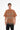 Oversized T-shirt with Skirt Detail - Brown